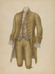 Man's Suit, 1935/1942. Creator: Henry De Wolfe