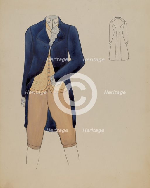 Man's Suit, 1936. Creator: Charles Criswell.