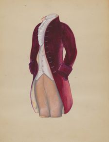 Man's Suit, c. 1936. Creator: Charles Criswell