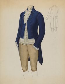Man's Suit, c. 1936. Creator: Esther Hansen