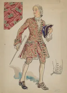Man's Suit, c. 1936. Creator: Lillian Causey
