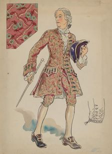 Man's Suit, c. 1936. Creator: Lillian Causey