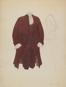 Man's Suit, c. 1936. Creator: Melita Hofmann