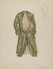 Man's Suit, c. 1937. Creator: Mary E Humes
