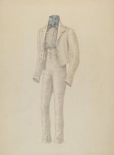 Man's Suit, c. 1939. Creator: Henry De Wolfe