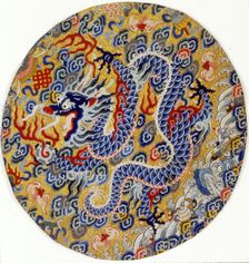 Man's Rank Badge, China, Qing dynasty (1644-1911), 1860/89. Creator: Unknown