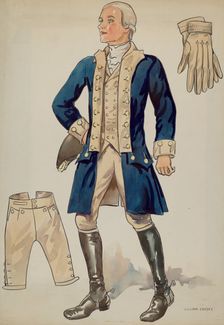 Man's Uniforms, c. 1936. Creator: Lillian Causey