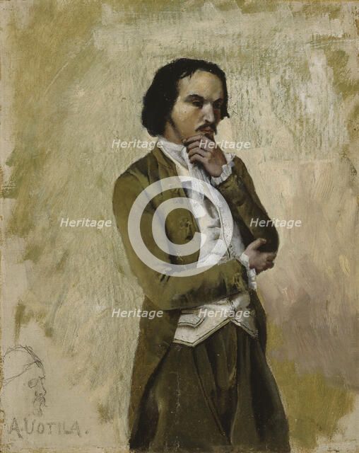 Man Standing, 1879. Creator: Aukusti Uotila.