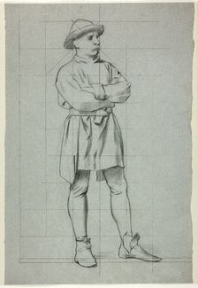 Man Standing with Folded Arms, n.d. Creator: Henry Stacy Marks