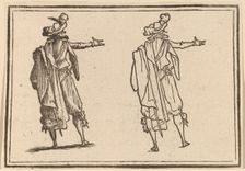 Man Seen from Behind with His Right Arm Extended, 1621. Creator: Edouard Eckman