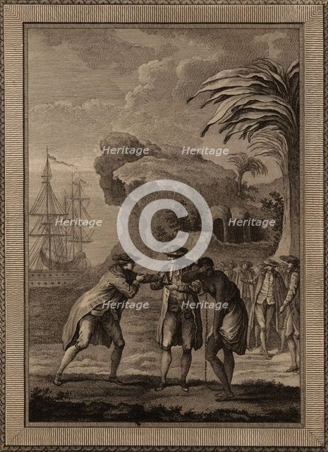 Man sells a slave woman, 1775. Creator: Anonymous.