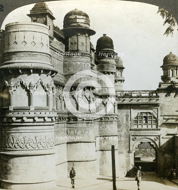Man Singh Palace, Gwalior, Madhya Pradesh, India, c1900s(?).Artist: Underwood & Underwood