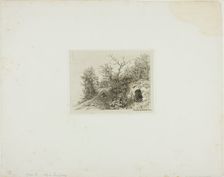 Man Sitting on a Hill, n.d. Creator: Charles Emile Jacque