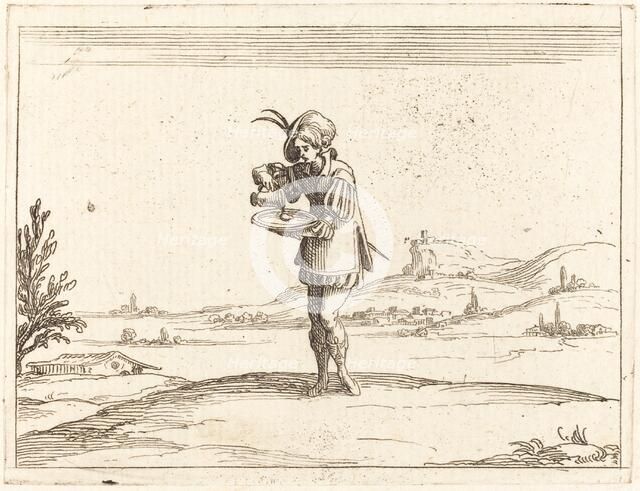 Man Washing a Pearl. Creator: Jacques Callot.