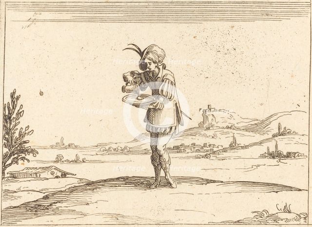 Man Washing a Pearl. Creator: Jacques Callot.