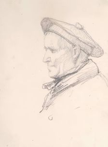 Man Wearing a Tam o Shanter Hat, c1850s. Creator: John Phillip