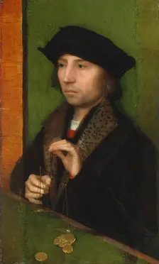 Man Weighing Gold, ca. 1515-20. Creator: Adriaen Isenbrandt