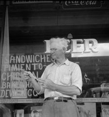 Man who was mayor of Siler City, North Carolina, twenty five years ago, 1939. Creator: Dorothea Lange