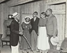 Man with cane, 1935 - 1939. Creator: Unknown