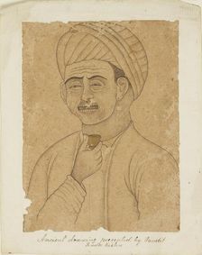 Man with a wine cup, 19th century