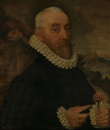 Man with a Carnation, 1570. Creator: Adriaen van Cronenburgh