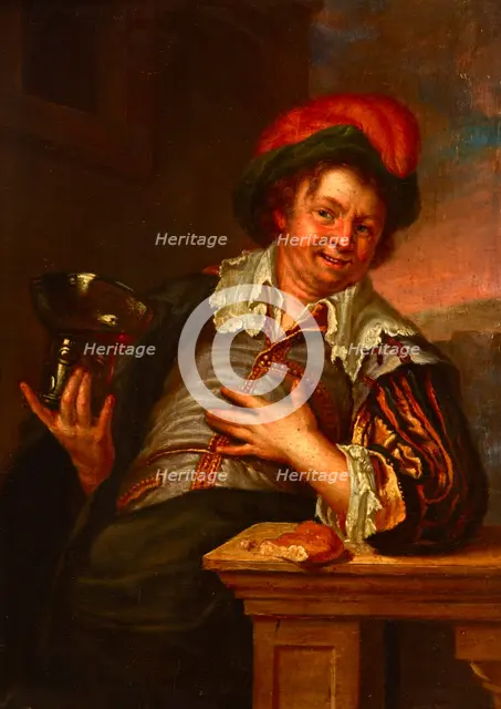 Man with a Cup, between 1660-1719. Creator: Jacob Toorenvliet.