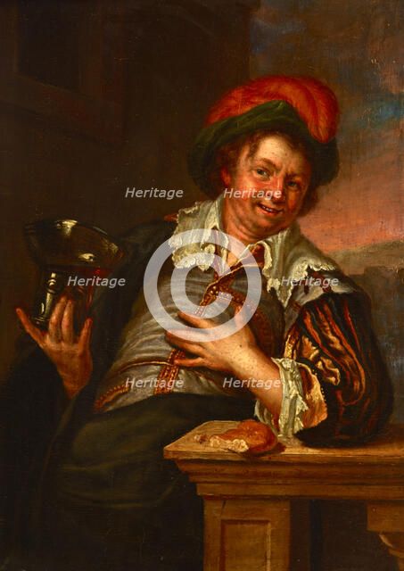 Man with a Cup, between 1660-1719. Creator: Jacob Toorenvliet.