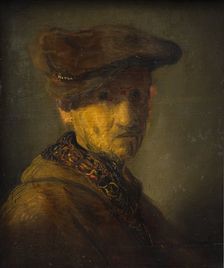 Man with a Hat. (Portrait of Rembrandt's Father), 1629. Creator: School of Rembrandt van Rijn