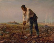 Man with a Hoe, 1860-1861. Artist: Millet, Jean-François (1814-1875)