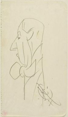 Man with a Large Bow Tie, n.d. Creator: Edward Henry Corbould