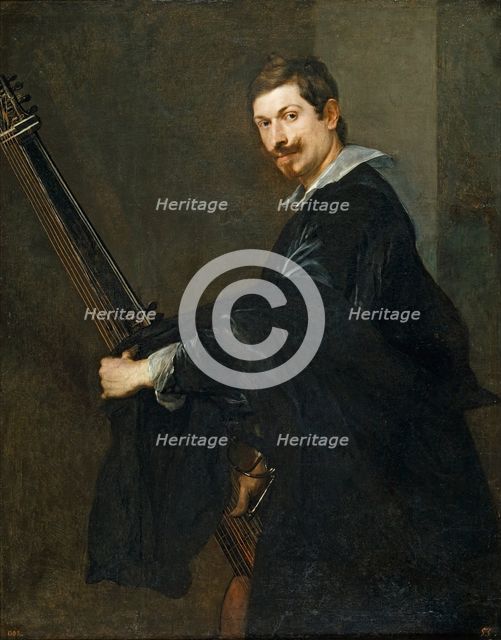 Man with a Lute, between c1622 and c1632. Creator: Anthony van Dyck.