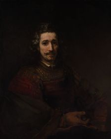 Man with a Magnifying Glass, early 1660s. Creator: Rembrandt Harmensz van Rijn