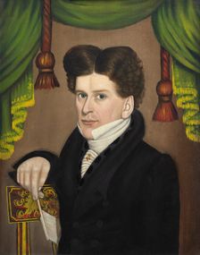 Man with a Pen, 1827/30. Creator: Jonas Welch Holman
