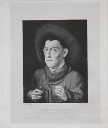 Man with a Pink, 1869. Creator: Claude-Ferdinand Gaillard (French, 1834-1887)