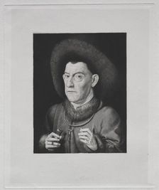 Man with a Pink. Creator: Claude-Ferdinand Gaillard (French, 1834-1887)