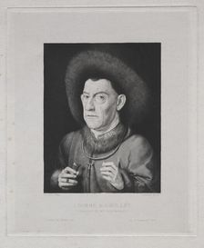 Man with a Pink. Creator: Claude-Ferdinand Gaillard (French, 1834-1887)