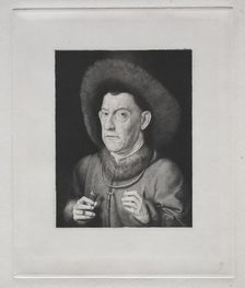 Man with a Pink. Creator: Claude-Ferdinand Gaillard (French, 1834-1887)