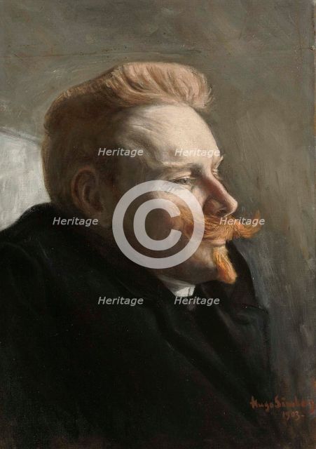 Man with a Red Moustache, 1903. Creator: Hugo Simberg.