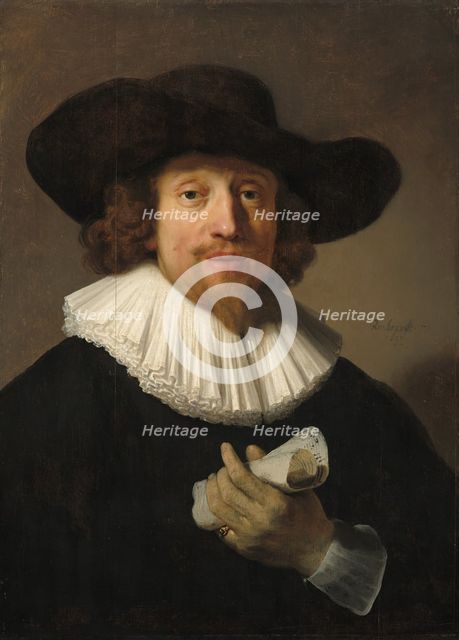 Man with a Sheet of Music, 1633. Creator: Rembrandt Harmensz van Rijn.