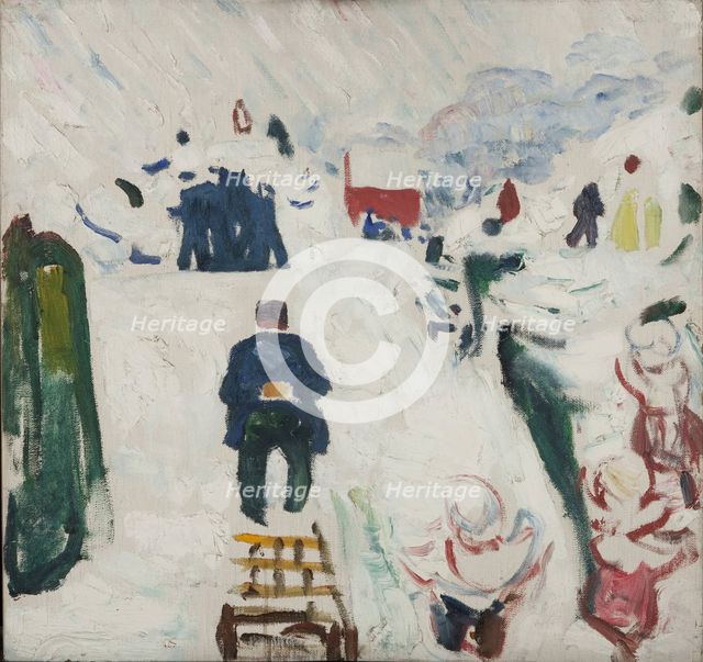 Man with a Sledge, 1910-1912.
