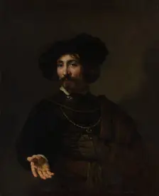 Man with a Steel Gorget. Creator: Style of Rembrandt (Dutch, second or third quarter 17th century)