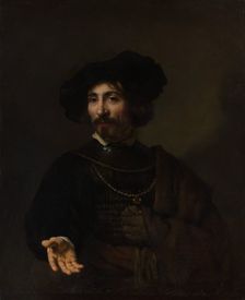 Man with a Steel Gorget. Creator: Style of Rembrandt (Dutch, second or third quarter 17th century)
