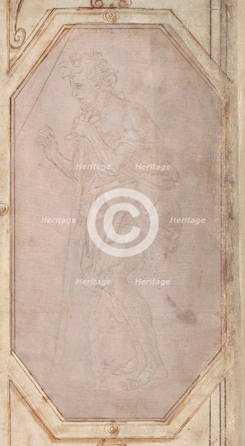 Man with a Stick, c. 1500. Creator: Filippino Lippi.