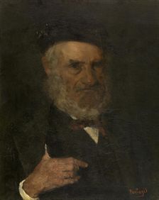 Man with Beret, 1875. Creator: Pericles Pantazis