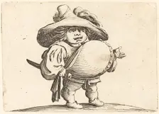 Man with Big Belly, c. 1622. Creator: Jacques Callot