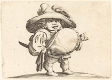 Man with Big Belly, c. 1622. Creator: Jacques Callot