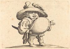 Man with Big Belly, c. 1622. Creator: Jacques Callot