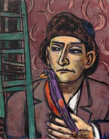 Man with Bird, 1950. Creator: Beckmann, Max (1884-1950)
