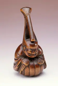 Man with Exaggerated Topknot, early 19th century. Creator: Unknown