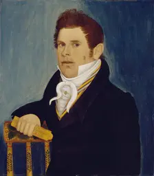 Man with Folding Rule, c1820. Creator: Wilkinson Limner